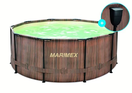Zahradní bazén Marimex Florida 3,66x0,99 m se skimmerem- motiv TEAK (1)