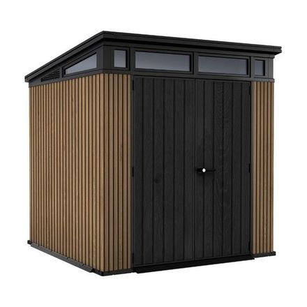 Zahradní domek Keter PENT Signature 7x7 Vertical hnědý, s podlahou
