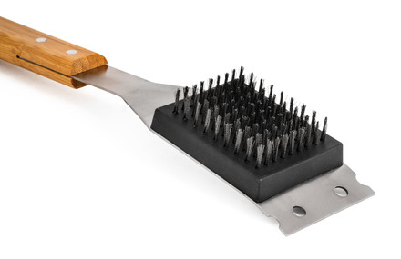 Grilovací nářadí G21 čistící kartáč s dřevěnou rukojetí (3)