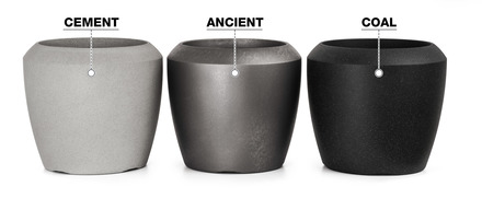 Květináč G21 Cement Round 33,5 x 33,5 x 30,5 (7)