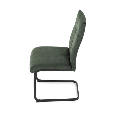 Moderní jídelní židle Autronic Židle jídelní, zelený samet, černá pohupová podnož (DCL-D1275 GRN4) (16)