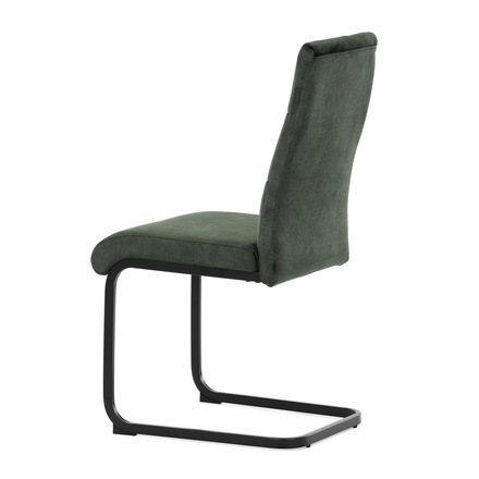 Moderní jídelní židle Autronic Židle jídelní, zelený samet, černá pohupová podnož (DCL-D1275 GRN4) (5)