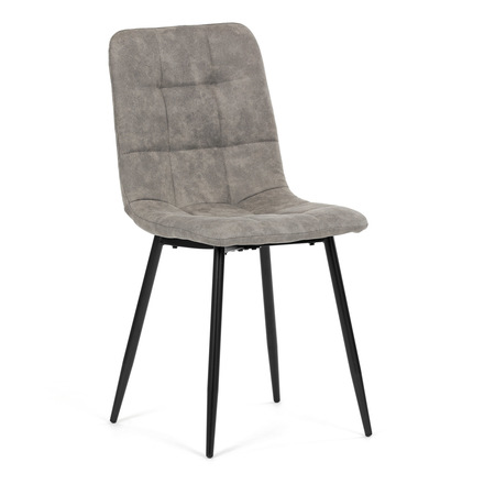 Moderní jídelní židle Autronic Židle jídelní, šedá látka cowboy, nohy černý kov (CT-281 GREY3) (13)
