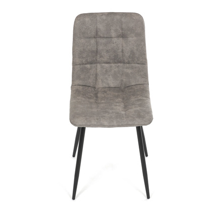 Moderní jídelní židle Autronic Židle jídelní, šedá látka cowboy, nohy černý kov (CT-281 GREY3) (14)