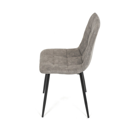 Moderní jídelní židle Autronic Židle jídelní, šedá látka cowboy, nohy černý kov (CT-281 GREY3) (17)