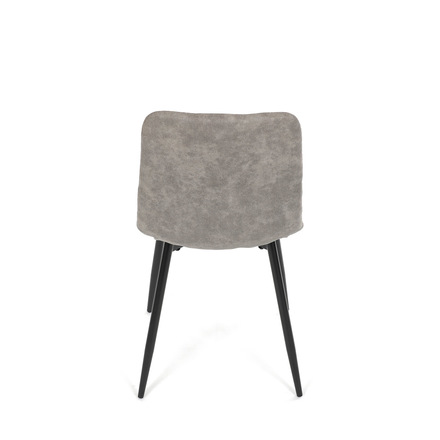 Moderní jídelní židle Autronic Židle jídelní, šedá látka cowboy, nohy černý kov (CT-281 GREY3) (20)