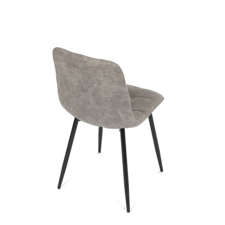 Moderní jídelní židle Autronic Židle jídelní, šedá látka cowboy, nohy černý kov (CT-281 GREY3) (21)