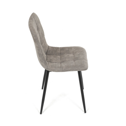 Moderní jídelní židle Autronic Židle jídelní, šedá látka cowboy, nohy černý kov (CT-281 GREY3) (23)