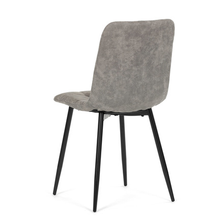 Moderní jídelní židle Autronic Židle jídelní, šedá látka cowboy, nohy černý kov (CT-281 GREY3) (7)