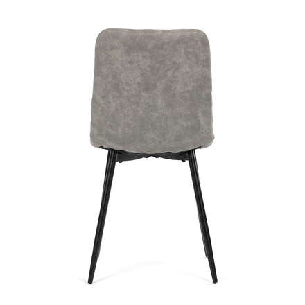 Moderní jídelní židle Autronic Židle jídelní, šedá látka cowboy, nohy černý kov (CT-281 GREY3) (8)