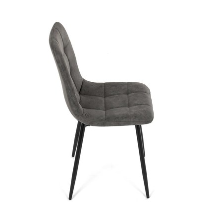 Moderní jídelní židle Autronic Židle jídelní, antracitová látka cowboy, nohy černý kov (CT-281 BK3) (23)