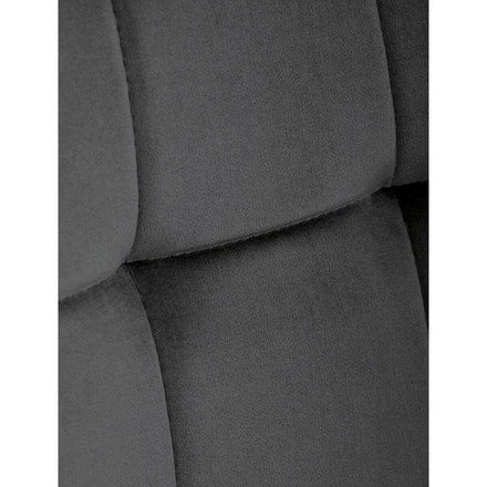 Moderní jídelní židle Autronic Židle jídelní, šedá sametová látka, nohy černý kov (CT-281 GREY4) (26)