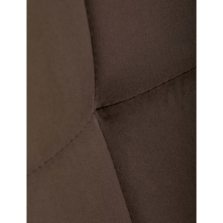 Moderní jídelní židle Autronic Židle jídelní, hnědá sametová látka, nohy černý kov (CT-281 BR4) (26)