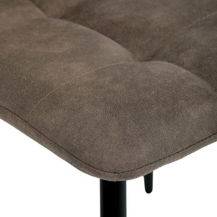 Moderní jídelní židle Autronic Židle jídelní, hnědá látka cowboy, nohy černý kov (CT-281 BR3) (27)