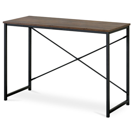Pracovní stůl Autronic Stůl pracovní, MDF, dekor staré dřevo, černý kov (GD-504 OLW) (2)