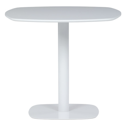 Moderní jídelní stůl Autronic Stůl jídelní, deska MDF, bílá, bílý kov (DT-X7117 WT) (1)