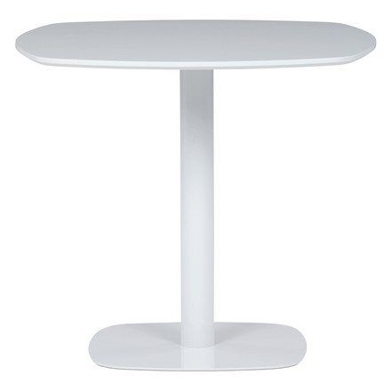 Moderní jídelní stůl Autronic Stůl jídelní, deska MDF, bílá, bílý kov (DT-X7117 WT) (1)