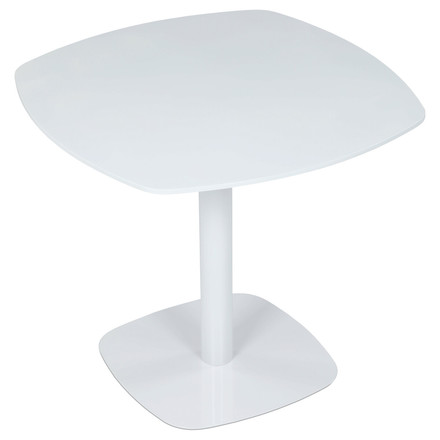 Moderní jídelní stůl Autronic Stůl jídelní, deska MDF, bílá, bílý kov (DT-X7117 WT) (3)