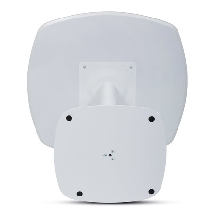 Moderní jídelní stůl Autronic Stůl jídelní, deska MDF, bílá, bílý kov (DT-X7117 WT) (4)