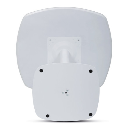 Moderní jídelní stůl Autronic Stůl jídelní, deska MDF, bílá, bílý kov (DT-X7117 WT) (4)