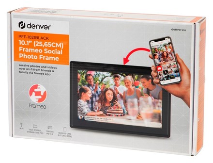 Digitální fotorámeček Denver PFF-1021 BLACK (2)