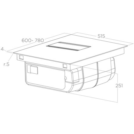 Indukční varná deska Elica NIKOLATESLA ALPHA B BL/A/78 (2)