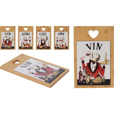 Sevírovací prkénko Excellent KO-280000130bist s keramickou kachlí BISTRO (2)