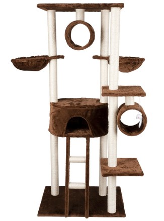 Škrábadlo pro kočky Pet Comfort ED-226636 s pelíškem 165 cm (2)