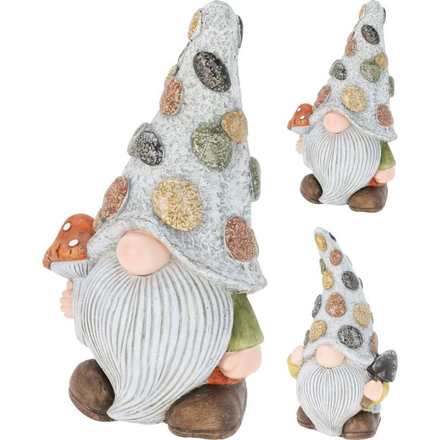 Zahradní dekorace Excellent KO-795420350ryc trpaslík s rýčem 23 cm (1)