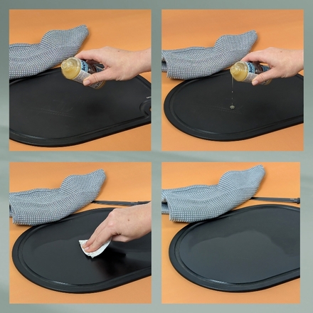 Krájecí prkénko Kela KL-12864 NOBEL černá 37,0x27,5x0,6 cm (4)