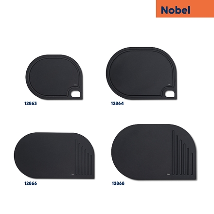 Krájecí prkénko Kela KL-12864 NOBEL černá 37,0x27,5x0,6 cm (5)