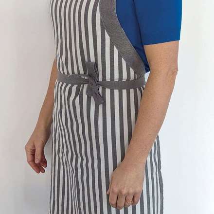 Zástěra Kela KL-12875 Caja 55% bavlna/45% bambus šedá 80x67 cm (1)