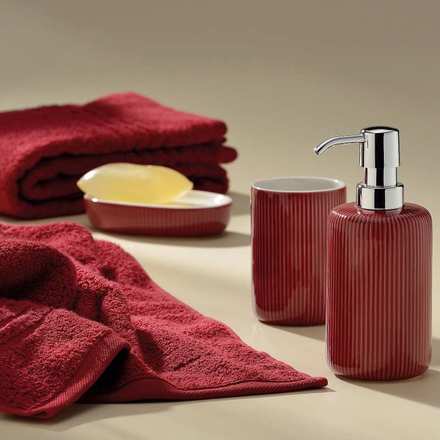 Ručník Kela KL-23433 Leonora 100% bavlna červená 50x30 cm (2)