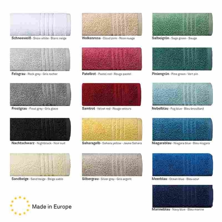 Ručník Kela KL-23457 Leonora 100% bavlna modrá 50x30 cm (4)