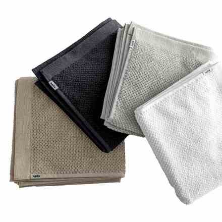 Ručník pro hosty Kela KL-23941 Lavinia 100% bavlna černá 30,0x50,0cm (5)