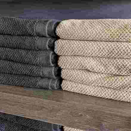 Ručník Kela KL-23942 LAVINIA 100% bavlna černá 50 x100cm (2)