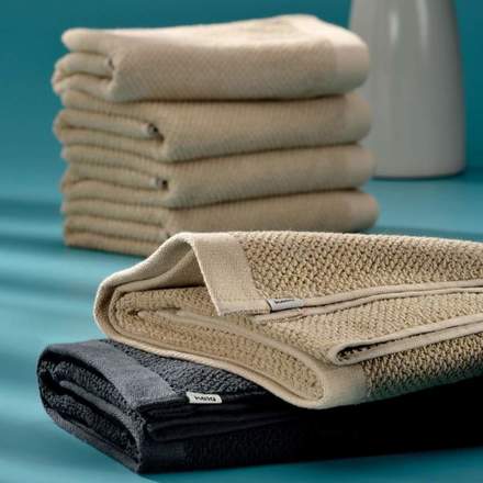 Ručník Kela KL-23942 LAVINIA 100% bavlna černá 50 x100cm (3)