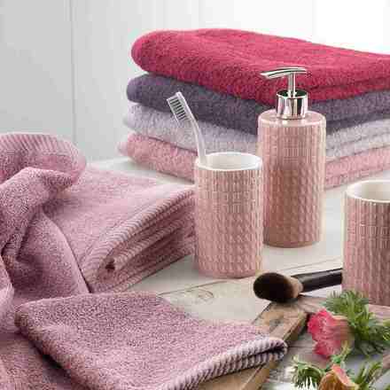 Osuška Kela KL-24029 Ladessa 100% bavlna starorůžová 70x140cm (2)