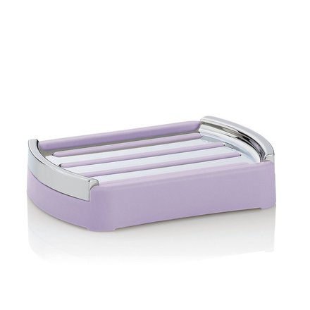 Miska na mýdlo Kela KL-24544 Marta plast, fialová 12,5x9x2,5 cm