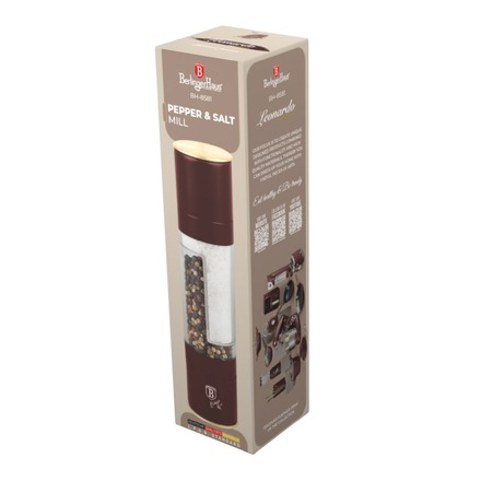 Mlýnek na pepř a sůl Berlingerhaus BH-8581 dvojitý Taupe Collection (2)