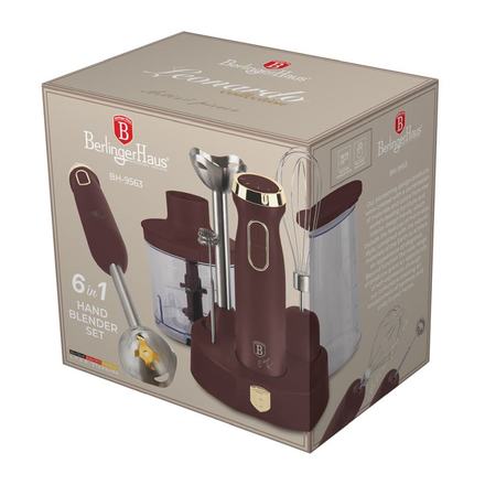 Tyčový mixér Berlingerhaus BH-9563 s příslušenstvím 6v1 Leonardo Collection (1)