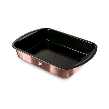 Plech na pečení s titanovým povrchem Berlingerhaus BH-7898 40x28,5 cm Rose Gold Line (1)