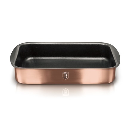Plech na pečení s titanovým povrchem Berlingerhaus BH-7898 40x28,5 cm Rose Gold Line (2)