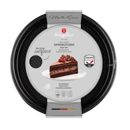Forma na dort s nepřilnavým povrchem Berlingerhaus BH-7936 2v1 Matte Green Collection (1)