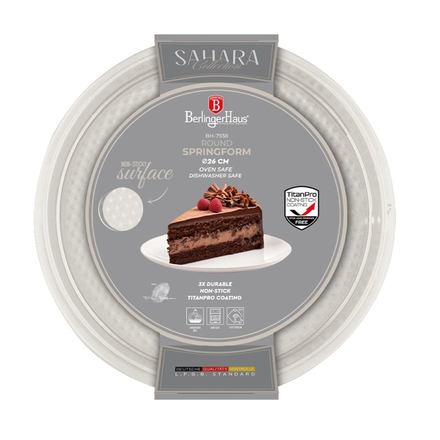 Forma na dort s nepřilnavým povrchem Berlingerhaus BH-7938 2v1 26x6,8 Sahara Collection