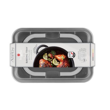 Plech na pečení Berlingerhaus BH-8640 s víkem přenosný Aspen Collection (1)