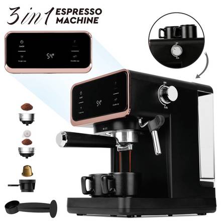 Pákové espresso Berlingerhaus BH-9732 3v1 digitální Black Rose Collection (3)