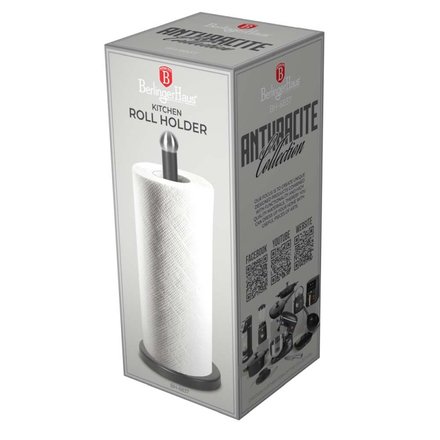 Držák na papírové utěrky Berlingerhaus BH-6837 nerez Antracit Collection (1)