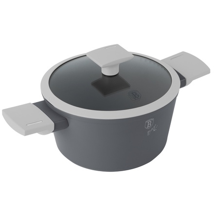 Kastrol s titanovým povrchem Berlingerhaus BH-8272 s poklicí 20 cm Aspen Collection