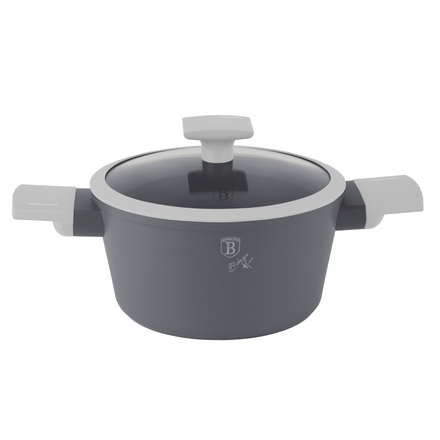 Kastrol s titanovým povrchem Berlingerhaus BH-8272 s poklicí 20 cm Aspen Collection (1)